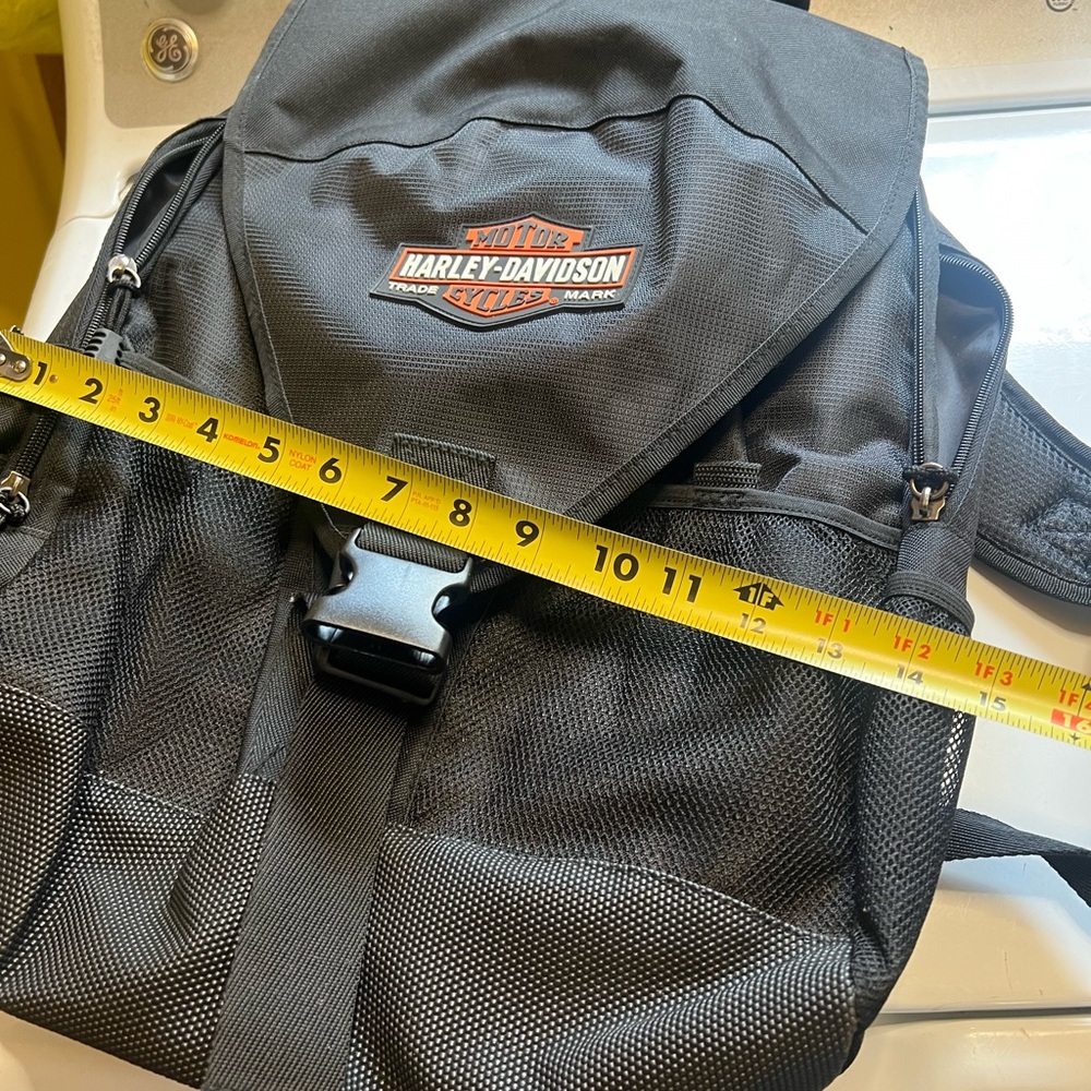 Harley-Davidson Black Backpack - Rugged Logo Pack - Picture 3 of 8